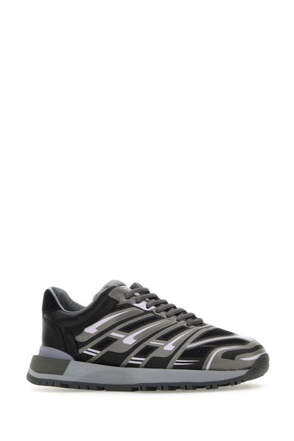 MAISON MARGIELA | Multicolor mesh and rubber 50-50 sneakers