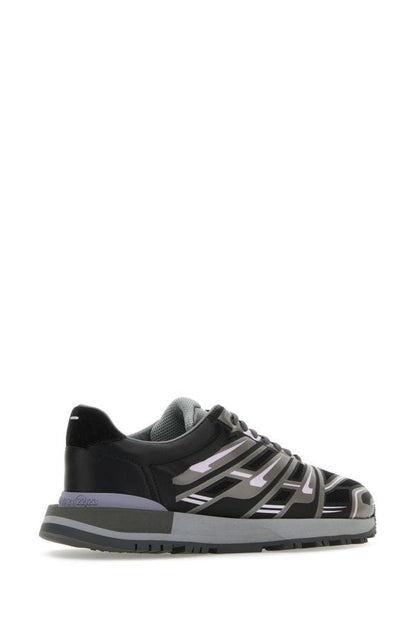 MAISON MARGIELA | Multicolor mesh and rubber 50-50 sneakers