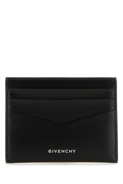 GIVENCHY | Black leather card holder