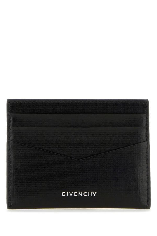 GIVENCHY | Black leather card holder