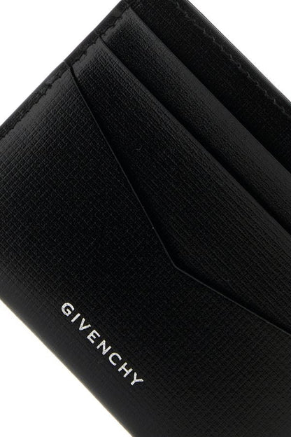 GIVENCHY | Black leather card holder