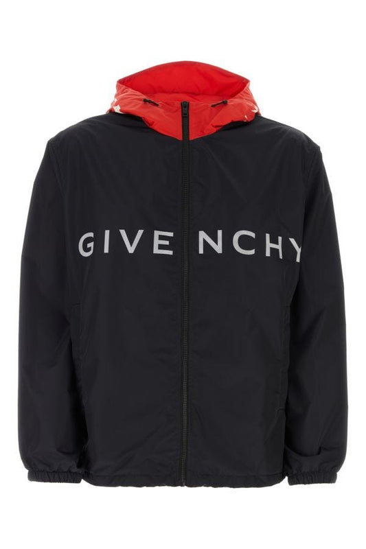 GIVENCHY | Midnight blue polyester windbreaker