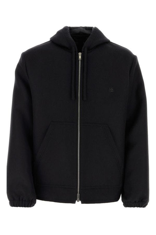 GIVENCHY | Black wool blend sweatshirt