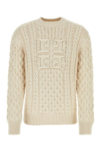 GIVENCHY | Sand cotton blend sweater