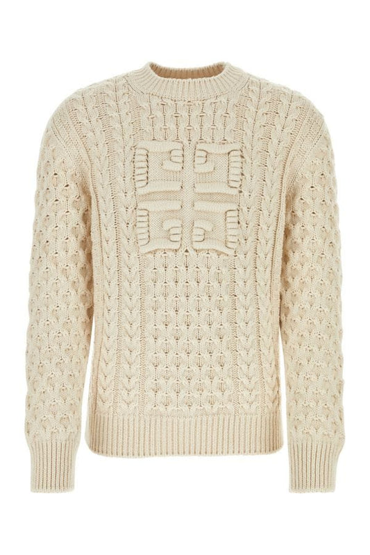 GIVENCHY | Sand cotton blend sweater