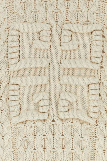 GIVENCHY | Sand cotton blend sweater