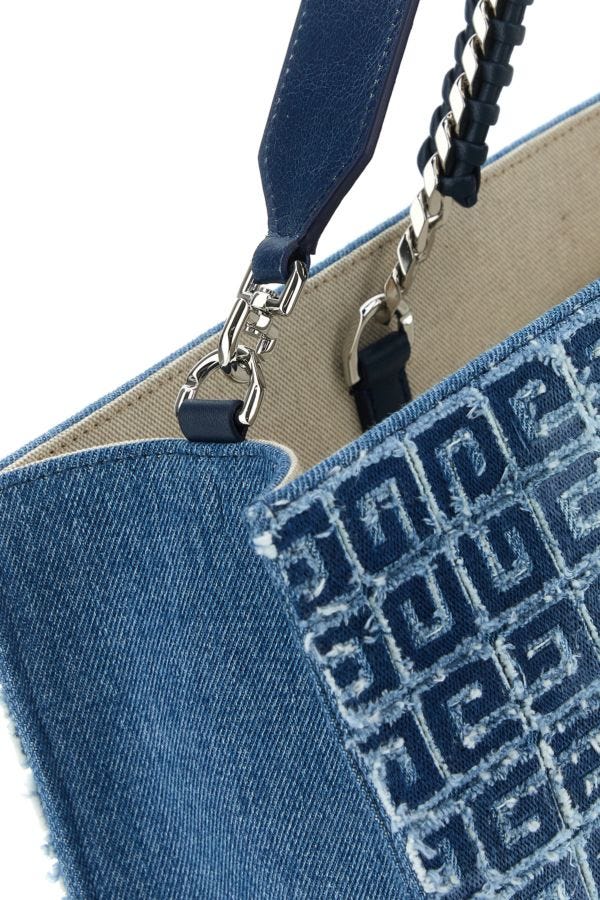 GIVENCHY | Two-tone denim medium G-Tote handbag