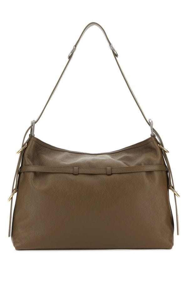 GIVENCHY | Cappuccino leather medium Voyou shoulder bag