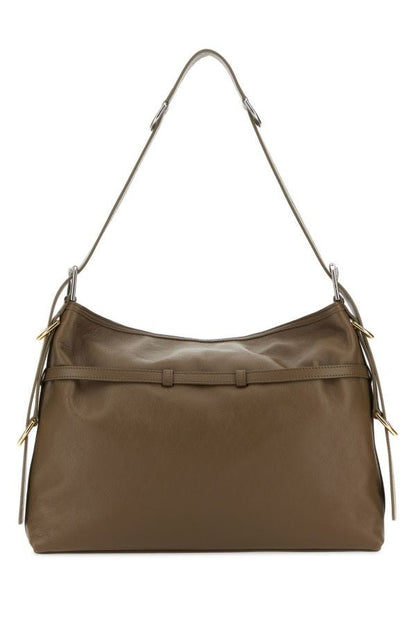 GIVENCHY | Cappuccino leather medium Voyou shoulder bag