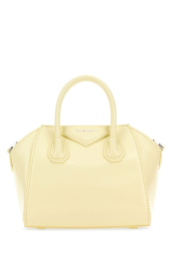 GIVENCHY | Pastel yellow leather Toy Antigona handbag