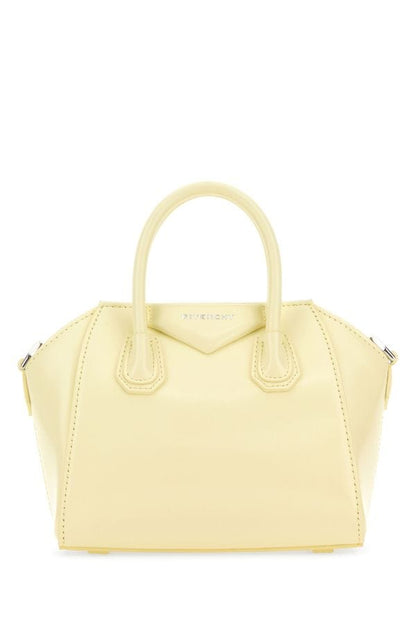 GIVENCHY | Pastel yellow leather Toy Antigona handbag