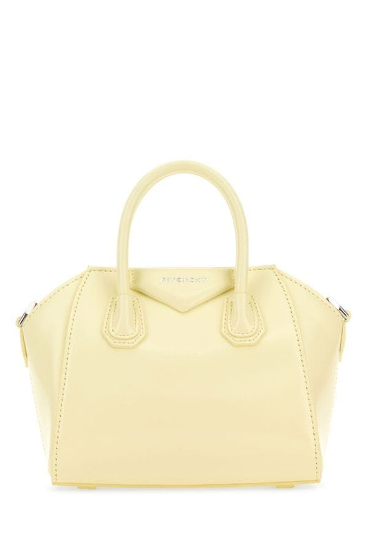 GIVENCHY | Pastel yellow leather Toy Antigona handbag