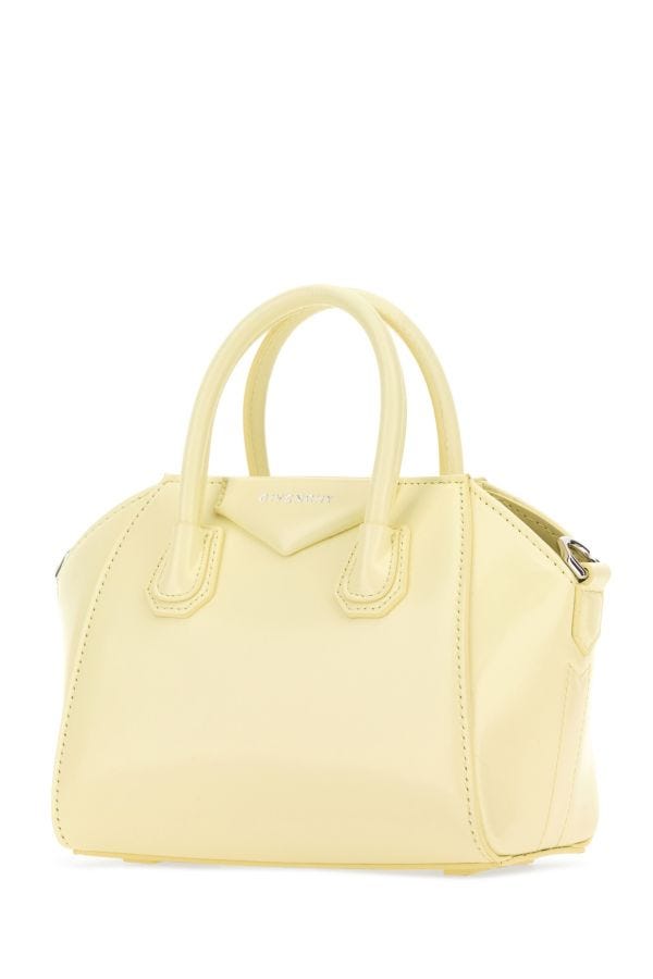 GIVENCHY | Pastel yellow leather Toy Antigona handbag