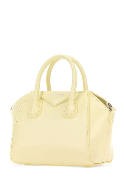 GIVENCHY | Pastel yellow leather Toy Antigona handbag