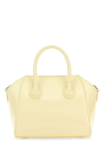 GIVENCHY | Pastel yellow leather Toy Antigona handbag