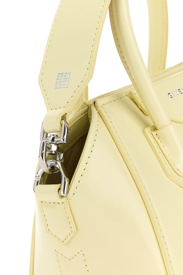 GIVENCHY | Pastel yellow leather Toy Antigona handbag