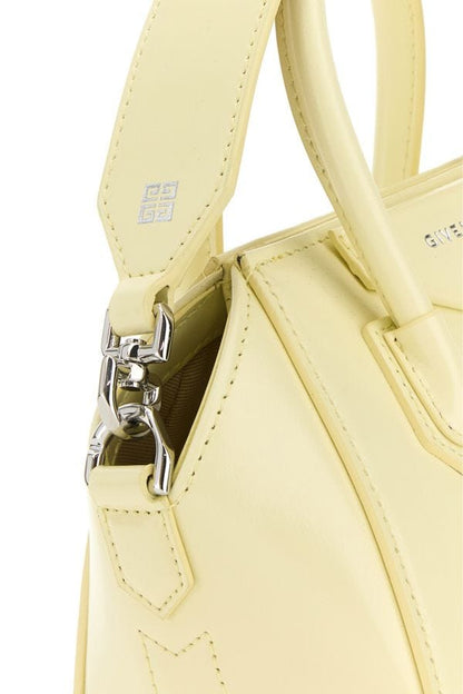 GIVENCHY | Pastel yellow leather Toy Antigona handbag