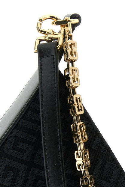 GIVENCHY | Black canvas small Cut-Out shoulder bag