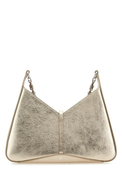 GIVENCHY | Golden rose leather small Cut-Out shoulder bag