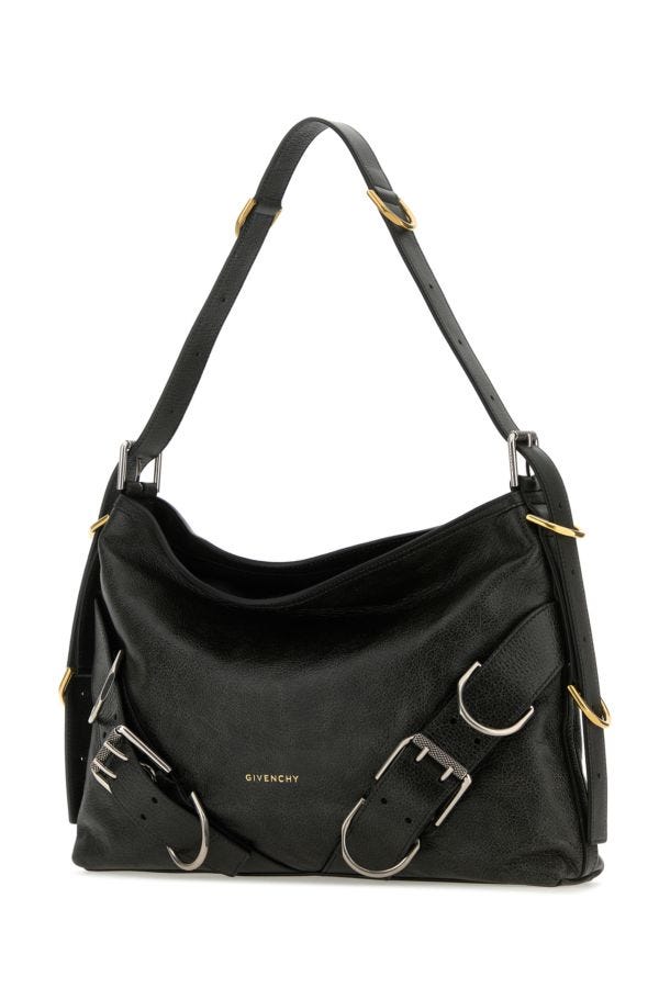 GIVENCHY | Black leather medium Voyou Boyfriend shoulder bag