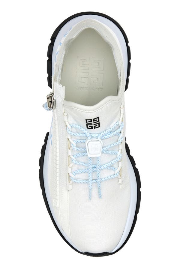 GIVENCHY | White fabric and leather Spectre sneakers