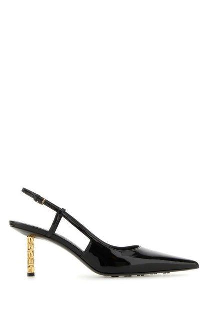 GIVENCHY | Black leather G-Cube pumps