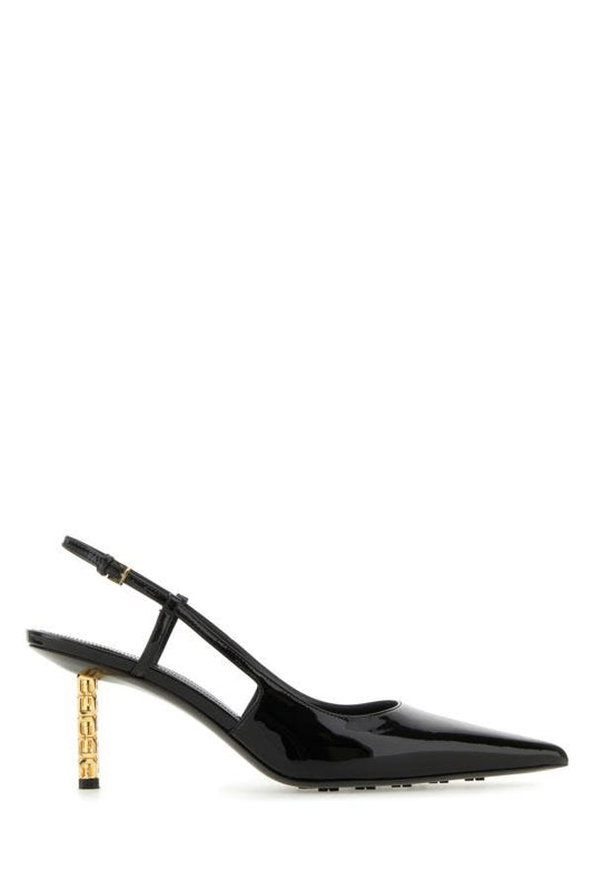 GIVENCHY | Black leather G-Cube pumps