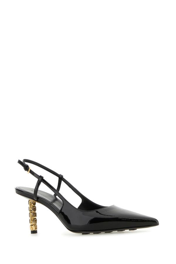GIVENCHY | Black leather G-Cube pumps