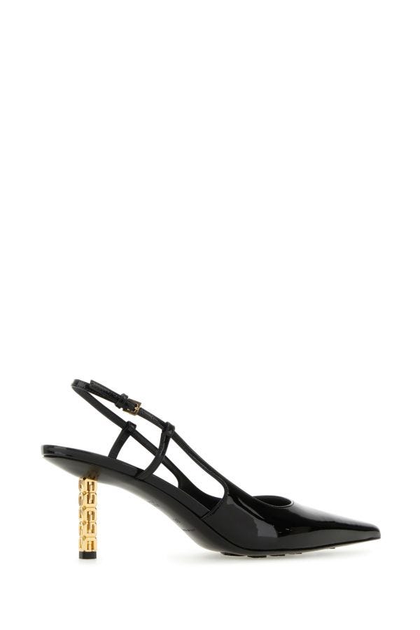 GIVENCHY | Black leather G-Cube pumps