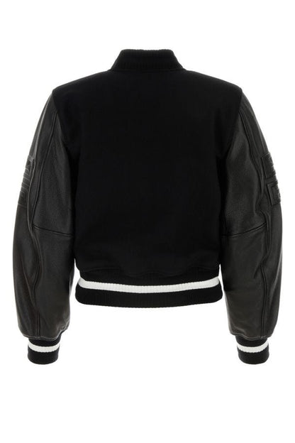 GIVENCHY | Black wool blend bomber jacket