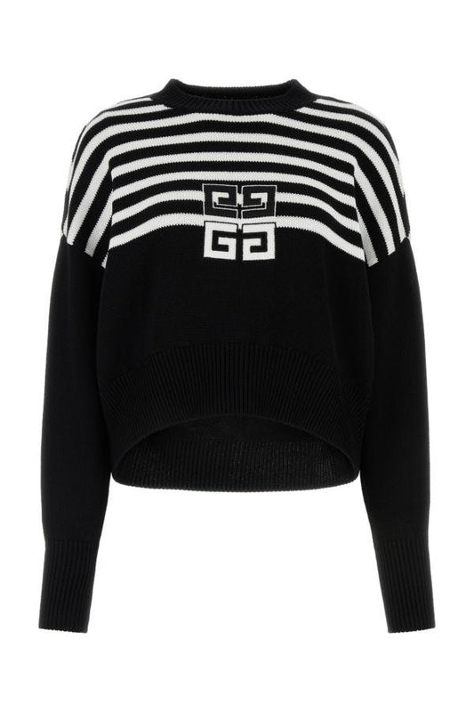 GIVENCHY | Black viscose blend oversize sweater
