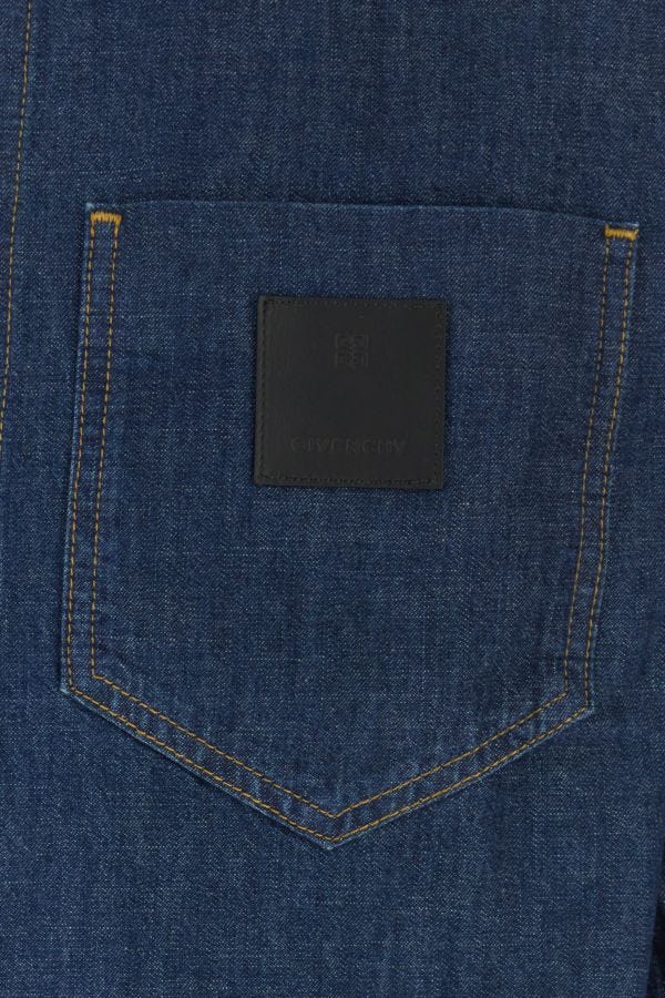 GIVENCHY | Dark blue denim shirt