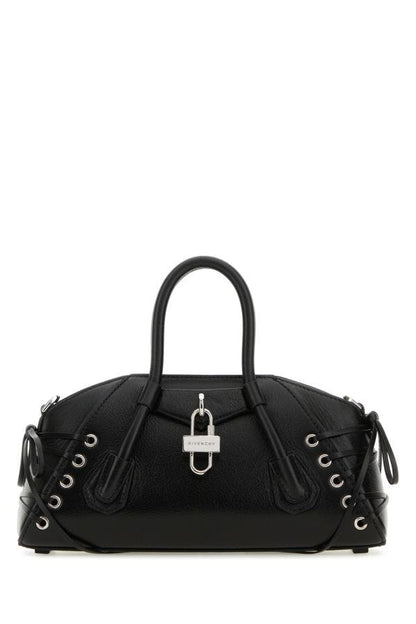 GIVENCHY | Black leather mini Antigona Stretch handbag