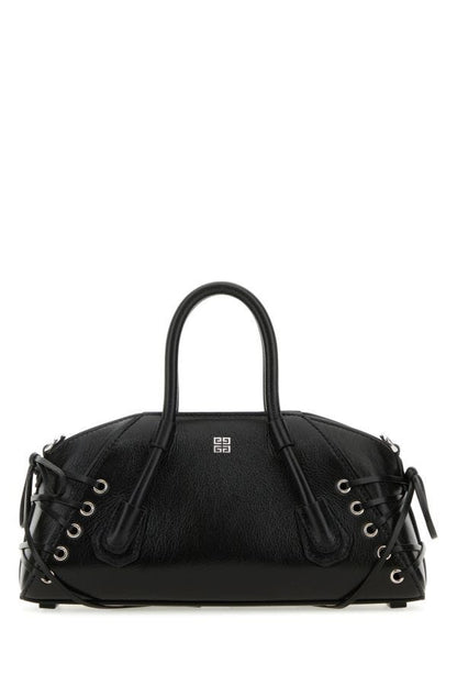 GIVENCHY | Black leather mini Antigona Stretch handbag