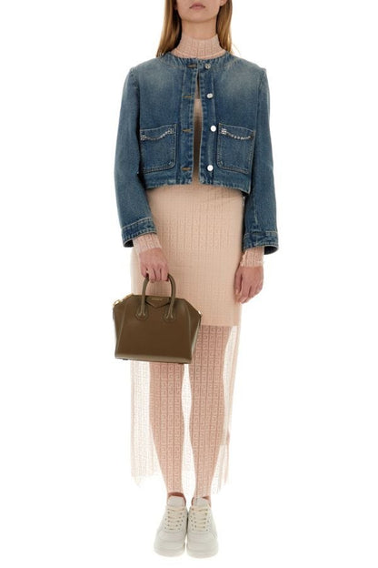 GIVENCHY | Pink lace 4G dress