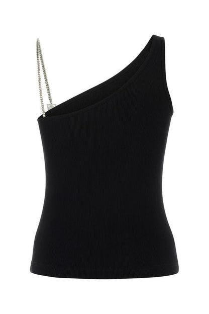 GIVENCHY | Black stretch cotton top