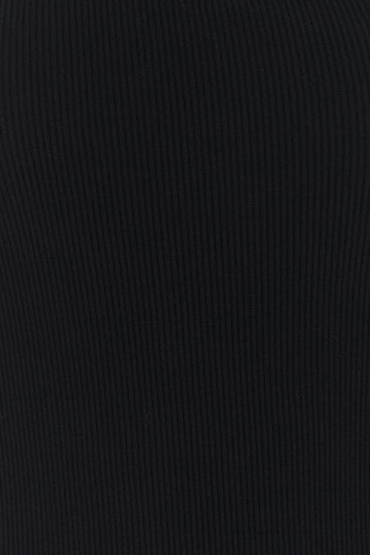 GIVENCHY | Black stretch cotton top