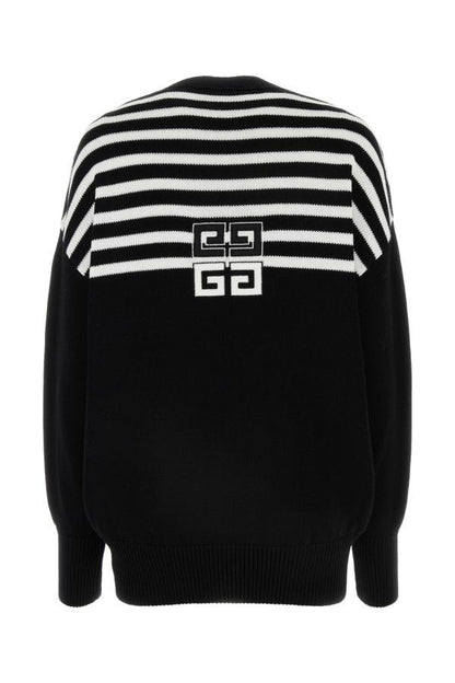GIVENCHY | Black viscose blend oversize cardigan