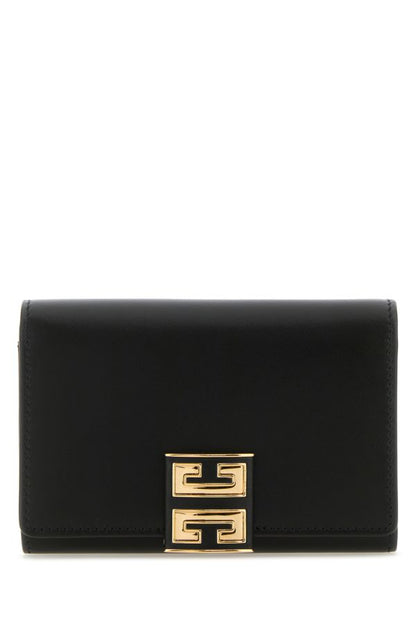 GIVENCHY | Black leather 4G wallet