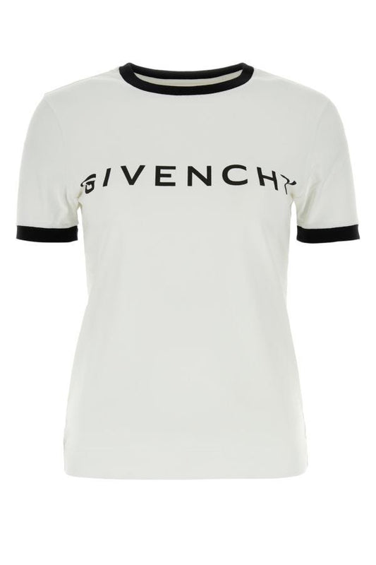 GIVENCHY | White stretch cotton t-shirt