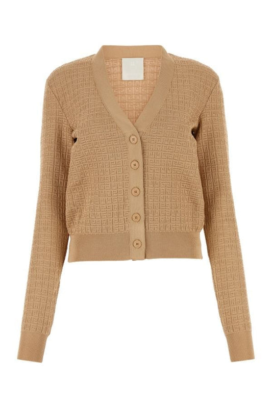 GIVENCHY | Skin pink viscose blend cardigan