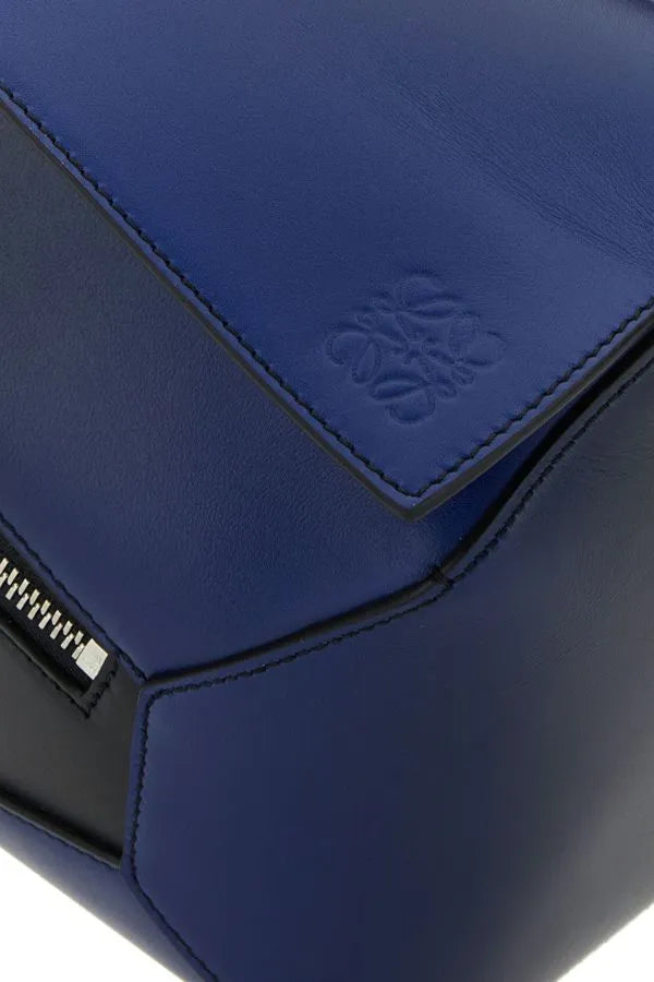 LOEWE | ツートーン レザー スモール パズル ベルト バッグ
