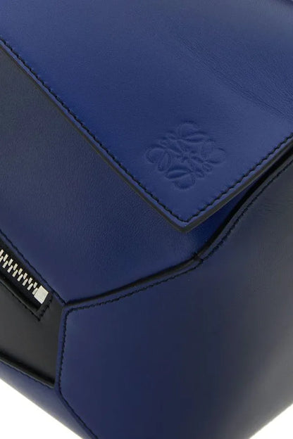 LOEWE | ツートーン レザー スモール パズル ベルト バッグ