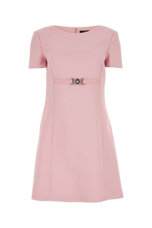 VERSACE | Pink crepe Medusa '95 mini dress