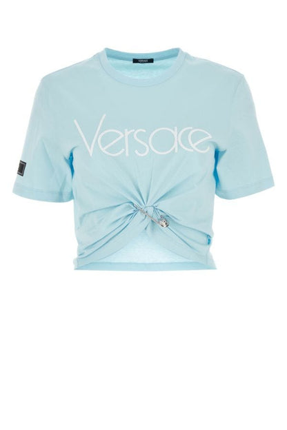 VERSACE | Pastel light blue cotton 1978 Re-Edition t-shirt