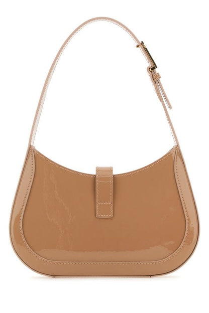 VERSACE | Antiqued pink leather small Greca Goddess shoulder bag