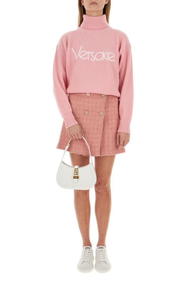 VERSACE | Pink wool sweater