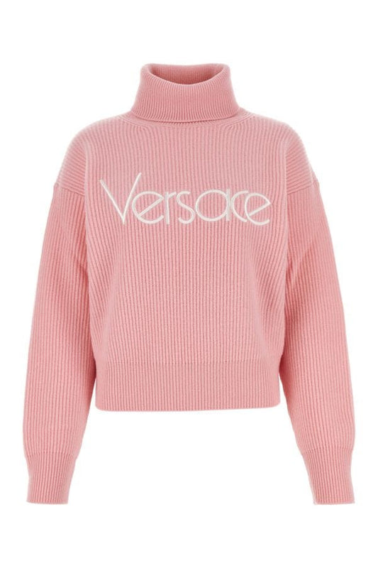 VERSACE | Pink wool sweater