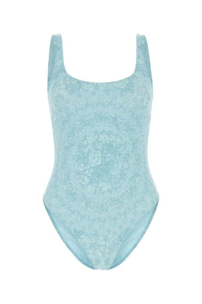 VERSACE | Printed stretch polyester swimsuit