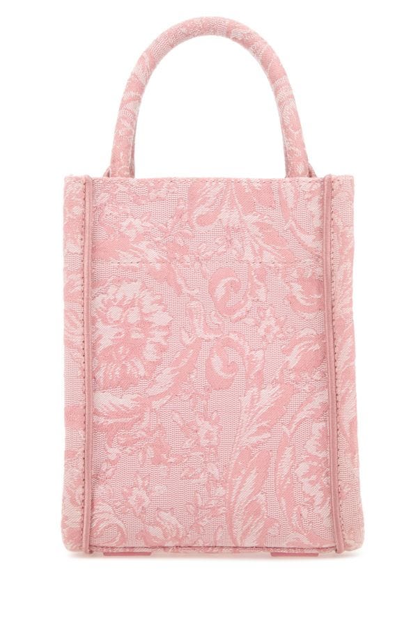 VERSACE | Embroidered fabric mini Athena handbag